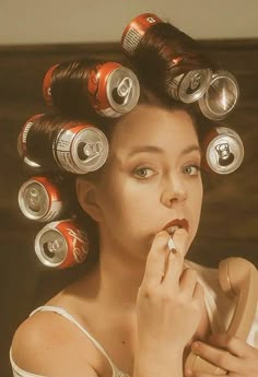 Trashy Women, Coca Cola Pictures, Expressive Portraits, Vintage Hair Salons, Alevel Art, Grad Shoot, Flash Ideas, Perspective Photography, Portraiture Photography