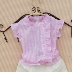 Blouse Summer, Kids Dress Patterns, Kids Dress Wear, Design Shirts