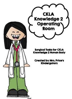 an image of a cartoon character with a thought bubble above it that says, cla knowledge operating room