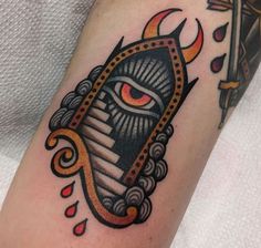 Traditional Portal Tattoo, Portal Tattoo Ideas, Portal Tattoo, Wolf Tattoo Traditional, Esoteric Tattoo, Masonic Tattoos, Faded Tattoo, Food Tattoos