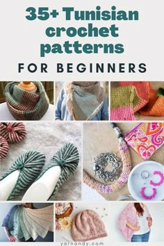 crochet patterns for beginners that include hats, scarves and mittens