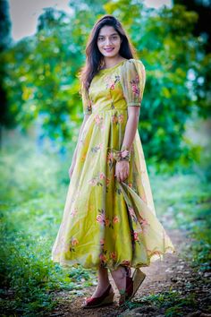 Frock Models, Ethereal Elegance, Long Frock Designs, Floral Frocks, Frock For Women