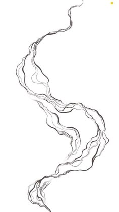 a drawing of a long stream in the air