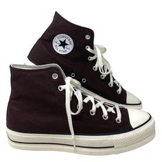 Converse Ctas Lift Platform Casual Brown Canvas Shoes Hi Men Custom 171209c-Wwbw Brand New With Box No Lid. 100% Authentic! Customized. Rise Above “Everyday” In These Platform Chucks. A High Sole Gets You Closer To The Clouds, While Ultra-Comfy Foam Helps You Feel Like You’re Walking On Them. Plus, Classic Canvas In Pairs-With-Anything Colors Keeps Your Style Grounded Like Only Chucks Could. Durable Canvas Upper For That Classic Chucks Look And Feel Eva Foam Has A Lightweight Feel Elevated Platf Brown Canvas High-top Sneakers With Round Toe, Brown Canvas Shoes With Round Toe For Streetwear, Brown Canvas Shoes With Round Toe, Brown Canvas Round Toe Shoes, Brown High-top Canvas Shoes With Rubber Sole, Converse White Canvas Shoes With Rubber Heel Cap, Converse Lace-up Canvas Shoes With Rubber Heel Cap, White Converse Canvas Shoes With Rubber Heel Cap, Converse Brown High-top Canvas Shoes