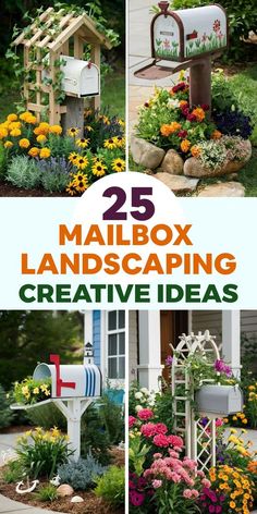 mailbox landscaping ideas that are easy to make