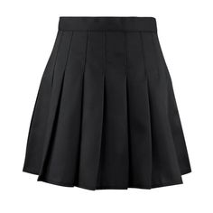 Black Pleated High Waist College Style Mini Skirt - XS Skirt Png, Style Mini Skirt, College Style, Baggy Pants, Looks Chic, College Fashion, Kawaii Fashion, Office Ladies, Black Skirt