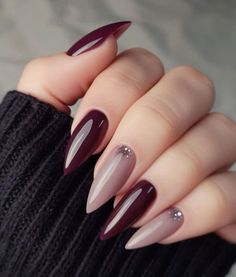 trendy burgundy nail designs in dark red hues for a polished look From classy black and short French tips to chrome and acrylic short nails these elegant nail art ideas are perfect for your next manicure Boost your nail game with sophisticated burgundy nail designs.
#burgundynails #nailtypes #nail shape chart #nudenails
#minimalistnails #frenchnails #winenails #winerednails
#unghiebordeauxgel #redwinenails #unghiebordeaux Deep Red Nails Designs Burgundy, Almond Fall Acrylic Nails, Dark Nails For Fall, Berry Nails Design, Aubergine Nails, Fall Stiletto Nails Design, Maroon Fall Nails, Fall Stiletto Nails, Medium Stiletto Nails