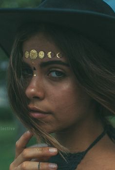 Mimi Egyptian | New IAMU Collective temporary tattoos are available at The Freedom State | Earth Warrior, Mimi Elashiry, Henne Tattoo, Festival Make Up, Festival Inspo, Estilo Hippie, Foto Poses