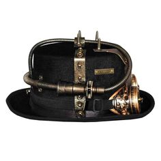 Seeking a stylish top hat? Look no further than this remarkable option. Crafted from superior-quality synthetic leather, this men's top hat is both rare and exquisite, featuring a gear design with goggles for added flair. It also provides sun protection and is suitable for all seasons. A wallet-friendly and versatile choice! SpecificationsBrand Name: GeraldBlackDepartment Name: AdultApplicable Scene: TravelGender: MENFeature: Sun protectionApplicable Season: Four SeasonsMaterial: Synthetic LeatherOrigin: Mainland ChinaPattern Type: SolidStyle: NoveltyItem Type: Top HatsMateriall: synthetic leatherColor: blacksize: one sizeShippingThis product ships from China in 3 to 5 days. You should receive this product within 12 to 21 business days. Our standard shipping is free to most countries aroun Fitted Brimmed Hat For Themed Events, Vintage Top Hat With Short Brim For Themed Events, Punk High Crown Top Hat For Cosplay, Punk Style Top Hat With High Crown For Cosplay, Adjustable High Crown Top Hat For Themed Events, Fitted Brimmed Top Hat For Themed Events, Steampunk Top Hat With Curved Brim For Costume, Steampunk High Crown Hat For Themed Events, Vintage High Crown Top Hat For Costume Party