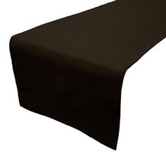 a black table cloth on a white background