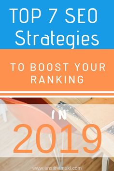 the top 7 seo strategy for blogs to rank in 2019, including search results