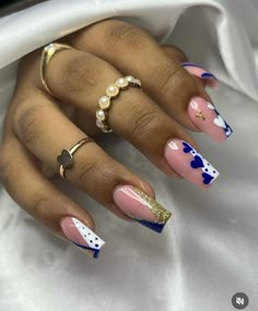 Auntie Vibes, Bday Nails, Pretty Tips, Sweet Nails, Tooth Gems, Nail Board, Lines On Nails