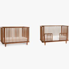 Our Dawson Convertible Crib is a modern take on a classic style. The versatile design easily converts from a crib into a toddler bed for a comfortable sleep space as your child grows. Crafted in a Fair Trade Certified(TM) facility using durable, sustainably sourced wood and water-based finishes, it's GREENGUARD Gold Certified to contribute to cleaner indoor air. HOW IT IS CONSTRUCTED Expertly crafted from solid eucalyptus wood. Mattress platform offers three height options to accommodate your gr Extra Wide Dresser, Crib Toddler Bed, Convertible Crib, Crib Mattress, Baby Cribs, Indoor Air, Sleep Comfortably, Beautiful Space, Pottery Barn Kids