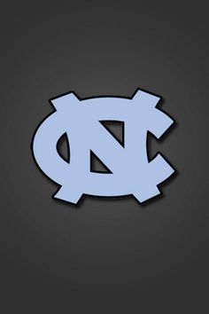 the north carolina university logo on a black background