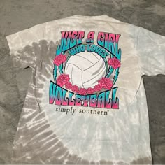 Sz L Nwt Purchases With A Follow Come With Extra Goods! $20 Obo! Pink Sublimation Print Sports Top, Sporty Pink Tops With Sublimation Print, Pink Sporty T-shirt For Cheerleading, Sporty Pink T-shirt For Cheerleading, Simply Southern Outfits, Nike Winter Jackets, Volleyball Girl, Bday Wish List, Simply Southern Shirts