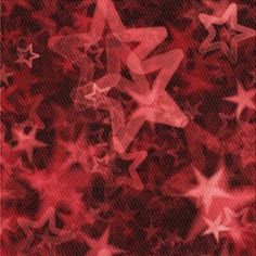 red and white stars on a black background