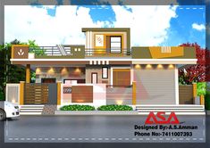 House Porch Design, New Model House, Front Building Design, 20x40 House Plans, House Main Gates Design