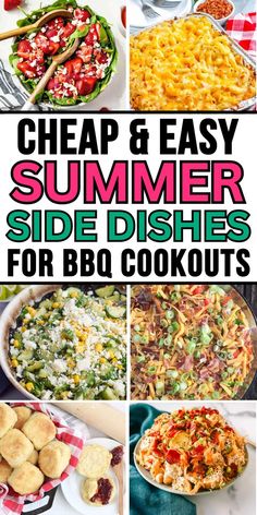 easy side dishes for cookout parties Cookout Potato Side Dishes, Potato Side Dishes For Bbq, Easy Potato Side Dishes, Summer Side Dishes For Bbq, Easy Cookout Food, Summer Cookout Side Dishes, Side Dishes For A Crowd, Cheap Side Dishes, Dishes For A Crowd