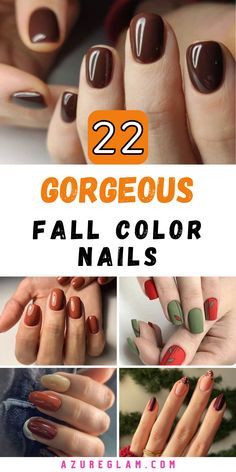 September Nail Ideas Short Natural, September Dip Nails 2024, Short Gel Nails September, Dipped Nails Fall Colors, Gel Nail Designs Fall 2024, Fall Toenail Colors Autumn, Different Color Fall Nails, Fall Color Gel Nails, Nail Color For Fall 2024