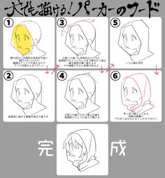 step by step instructions on how to draw an anime character