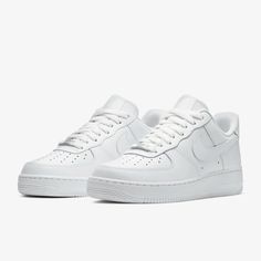 Nike Air Force 1 '07 Size: W 7 / M 5.5 Color: White Condition: New, Never Worn, In Box Style: Dd8959-100 Zapatillas Nike Air Force, Nike Outlet, Nike Models, Nike Air Force 1 07, Nike Air Force 1 Low, Heritage Fashion, Serena Williams, Air Force 1 Low, Stitching Leather