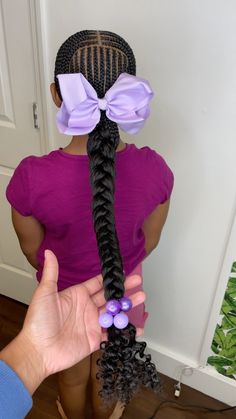 Kids Feedins Braids, Kiddie Braids, School Hairstyles For Black Kids, Kids Fulani Braids Hairstyles, Knotless Braids Hairstyles For Kids, Two Braids Hairstyles, School Picture Day Hairstyles For Kids, 10 Braids Hairstyles, Toddler Knotless Braids