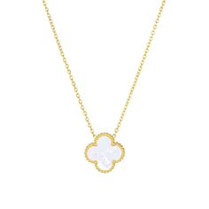 PRICES MAY VARY. 【 4-Leaf Clover Necklace】：Four-leaf clover, also known as lucky grass, its flower language is happiness. This exquisite four-leaf clover necklace is not only a fashionable accessory, but also an eternal guardian of luck and love. Wear it around your neck, let luck walk with you, and let love stay in your heart forever！ 【High-Quality Material】: Our lucky clover necklace for women is made of environmentally friendly metal and does not contain lead, nickel, or chromium, so you don' Kendra Scott Necklace Clover, Vancleef Gold Necklace, Necklaces For Women Jewelry, Four Leaf Clover Necklace Gold, Ever Jewels, White Clover Necklace, Real Gold Necklace For Women, Clover Necklace Gold, Gold Clover Necklace