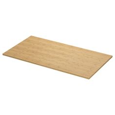 a wooden cutting board on a white background