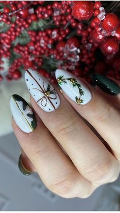 Festive Nail Art, Christmas 3d