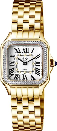 GV2 Women's Milan Diamond Dial Bracelet Watch, 27.5mm | Nordstromrack Shopping Wishlist, Cartier Watch, Watch Women, Classic Preppy, Old Money Style, Elegant Bracelet, Golden Girl, Rolex Day Date, Affordable Jewelry