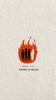 the logo for another in the fire