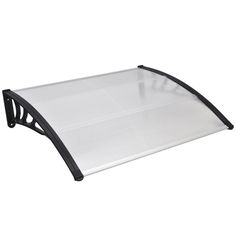 a white and black car hood cover