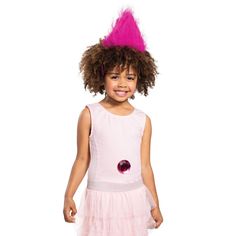 You can transform into a cute pink Troll with the help of this costume kit! This kit features classic Troll hair and a pink belly button gem to cplete your transformation! You'll look just like the classic little character! Size: standard. Gender: female. Gem Costume, Lady Glitter Sparkles, Trolls Headband, Troll Costume, Purple Headbands, Kids Dress Up, Halloween Costume Shop, Pink Headbands, Easy Costumes