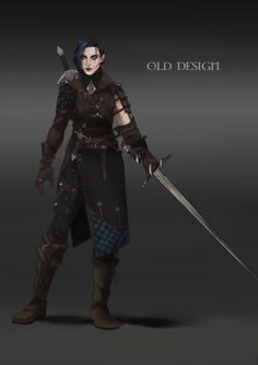 Female Witcher, Segovia Amil, Female Orc, Skyrim Special Edition Mods, Blood Hunter, Witcher Art, Human Male, Dungeons And Dragons Characters, D&d Dungeons And Dragons