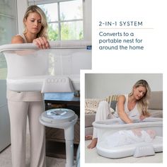 two - in - one system covers to a portable bed for around the home