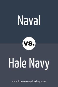 the words naval and hale navy are shown