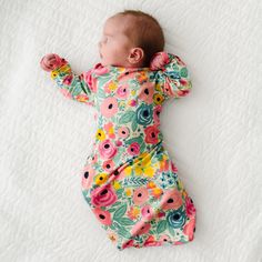 Little Sleepies, Baby Gown, Lemonade Stand, Easy Dressing, Future Baby, In The Winter, Simple Dresses, Sweet Dreams, 3 Months