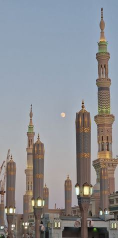 a group of tall buildings sitting next to each other