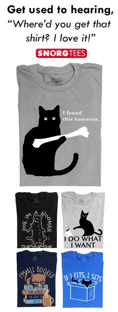 t - shirts with the words i love cats on them and an image of a cat holding