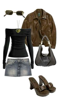 Earth Grunge, Houseparty Outfits, Sambas Adidas Women Outfit, Adidas Spezials, Brown Jacket, Adriana Lima