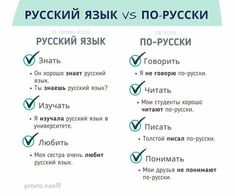 two different types of words in russian and english