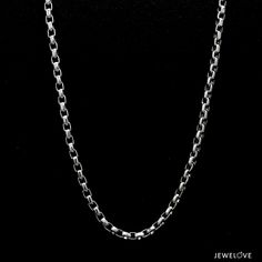 PLATINUM CHAINS Made in India Classic Thick platinum box chain for Men. Box chains are generally considered one of the strongest chain designs. Metal : Platinum Platinum Purity : 95% Platinum Purity Mark : Pt 950 Width : 3 mm Thickness : 3mm Chain Length : 20 / 22 / 24 / 26 inches Platinum Estimated Weight : 24.75 grams for 20 inches Certificate of Authenticity : Platinum Guild International