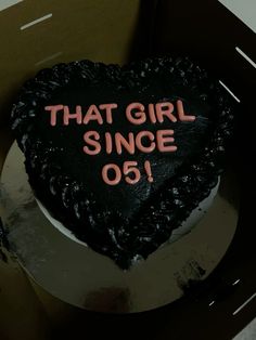 18th Birthday cake .. That Girl Since 05 #18thbirthday #birthdaycakeideas #birthdaycakeideas #heartcake #18thbirthdaycake #birthdaycakeinspirations #birthdaycakeinspo #birthdaygirl #cakeideas Birthday Cake Quotes, 20 Birthday Cake, 18th Cake, Cake Quotes, 21st Birthday Cakes, Custom Birthday Cakes, Funny Birthday Cakes, 18th Birthday Cake