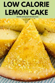 this low calorie lemon cake is so good it's easy to make