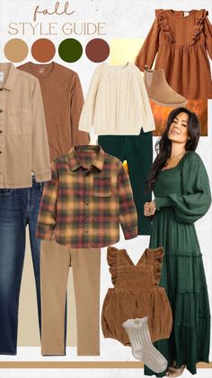 a collage of clothing and accessories including boots, sweaters, pants, shoes