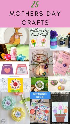 See 25 different Mother’s Day crafts for kids. Diy Mother's Day Crafts, Cute Mothers Day Gifts, Homemade Mothers Day Gifts, Diy Gifts For Mom, Mother's Day Crafts, Diy Gifts For Kids