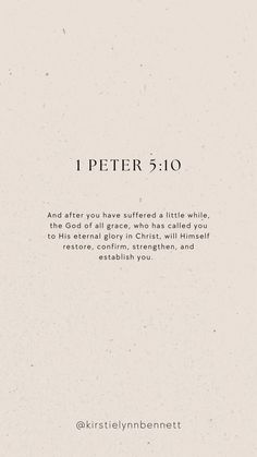 1 Peter 5 10, Peter 5 10, Gods Plan Quotes, Motivational Bible Verses, Comforting Bible Verses, Powerful Bible Verses, Ayat Alkitab