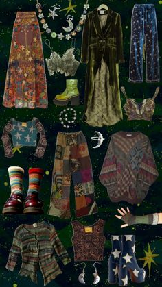 Witchy Outfits, Alt Grunge, Estilo Hippie, Hippie Style Clothing, Fairy Grunge