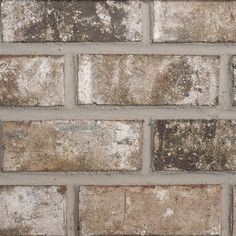 an image of a brick wall that looks like it has been made out of cement