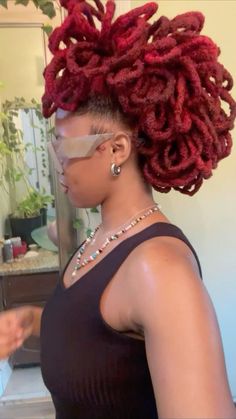 Thick Loc Styles, Creative Loc Styles, Thick Locs Styles, Tracks Hair, Lock Hairstyles, Hair Competition, Loc Ideas, Diva Hair, Thick Locs